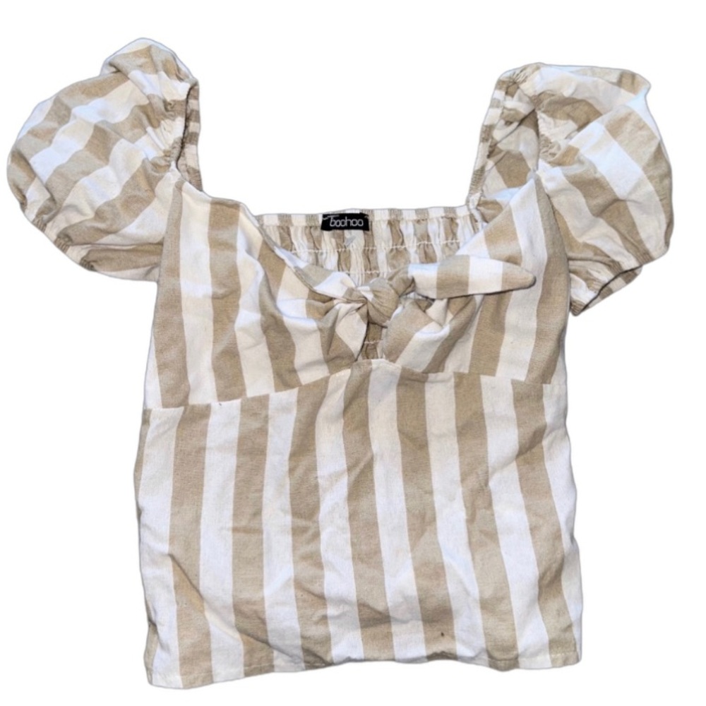 BOOHOO TIE TOP